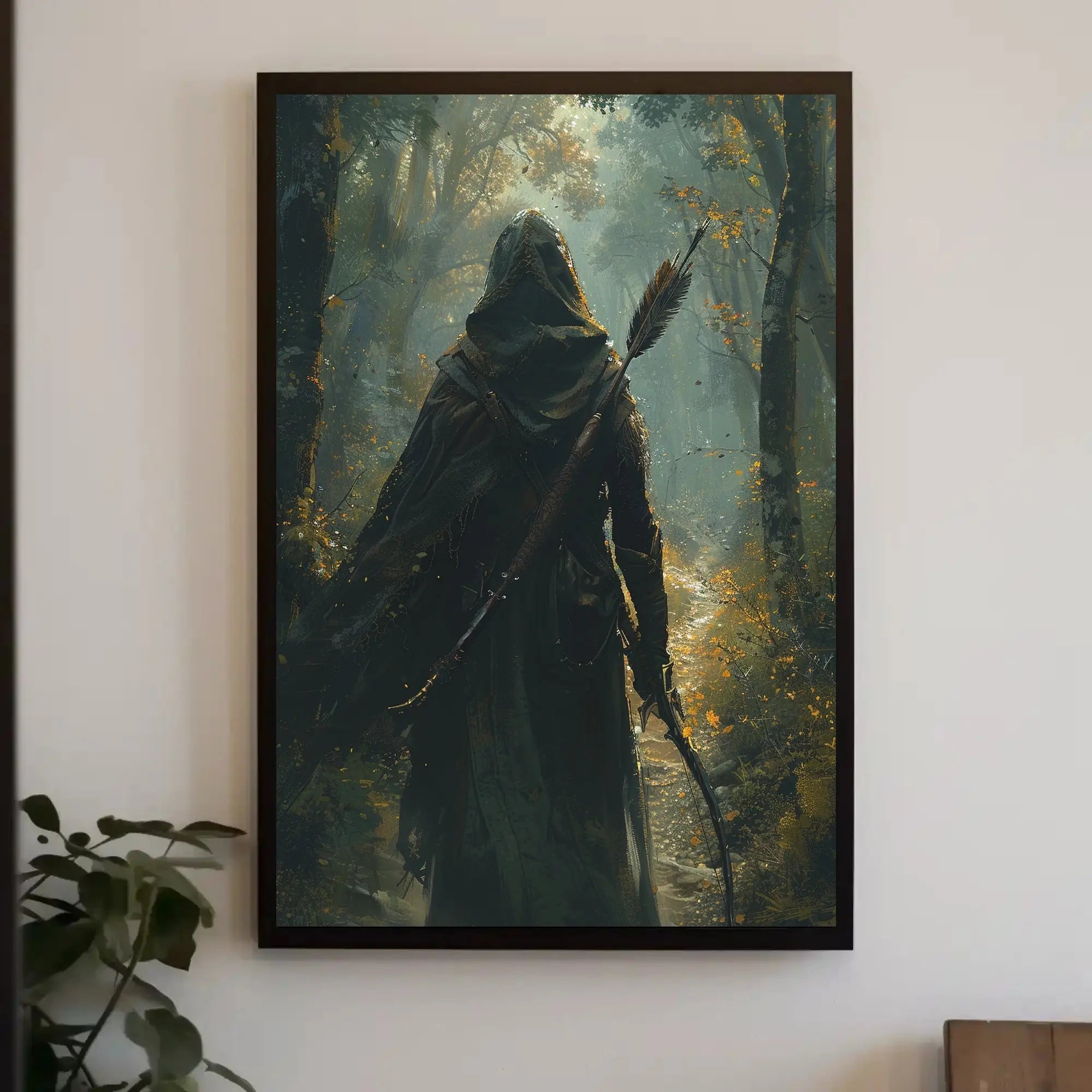 Mystical Forest Ranger Adventure – Artistic Poster PosterGoat