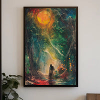 Mystical Journey Through Enchanted Forest Fantasy or Mythology Poster PosterGoat