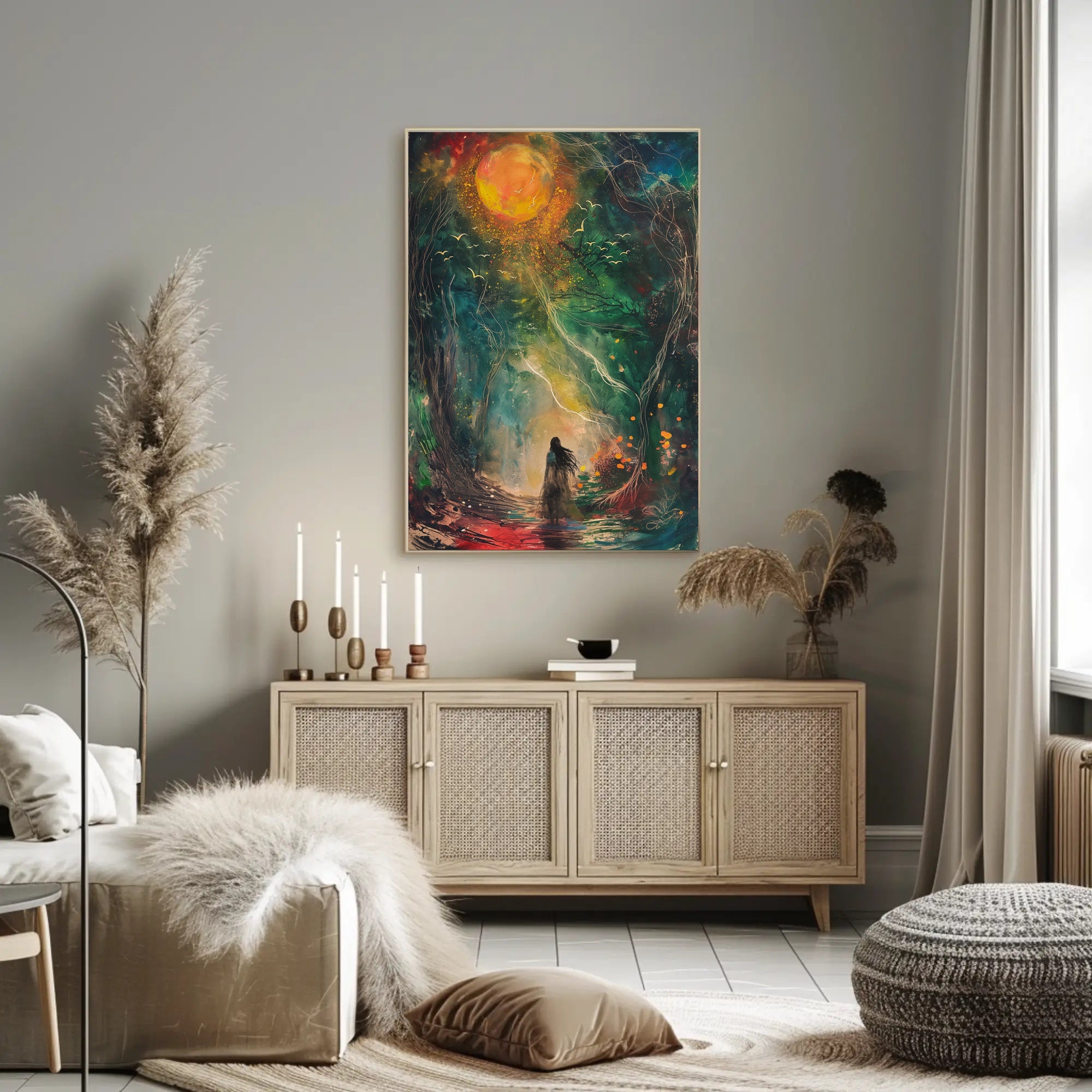 Mystical Journey Through Enchanted Forest Fantasy or Mythology Poster PosterGoat