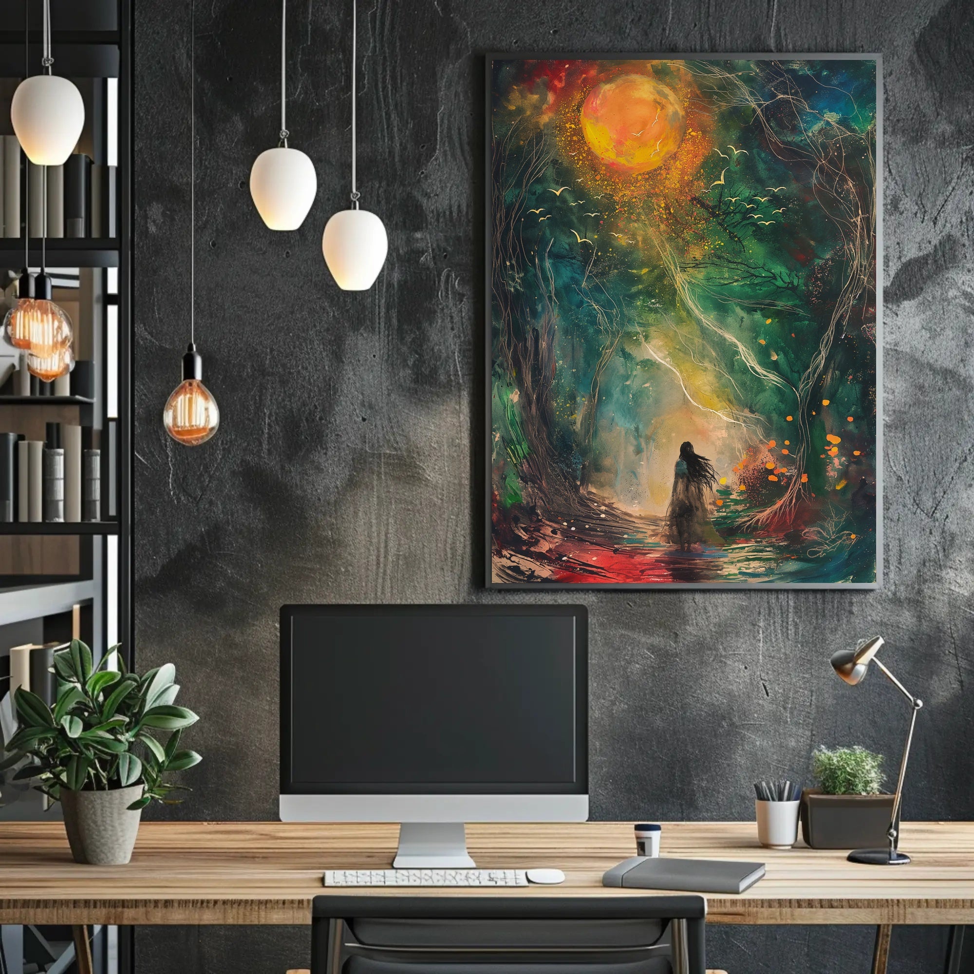 Mystical Journey Through Enchanted Forest Fantasy or Mythology Poster PosterGoat