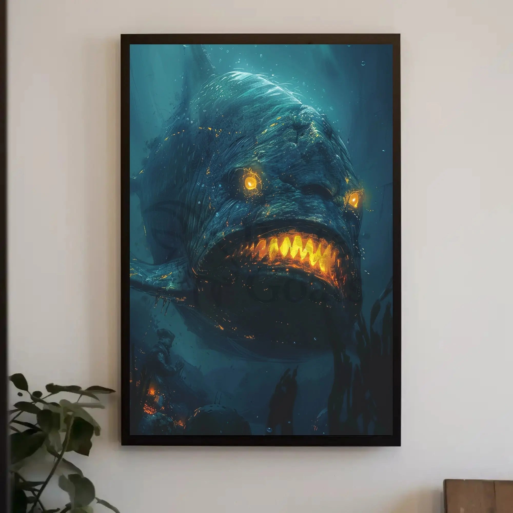 Mystical Sea Creature Underwater Artistic Poster PosterGoat