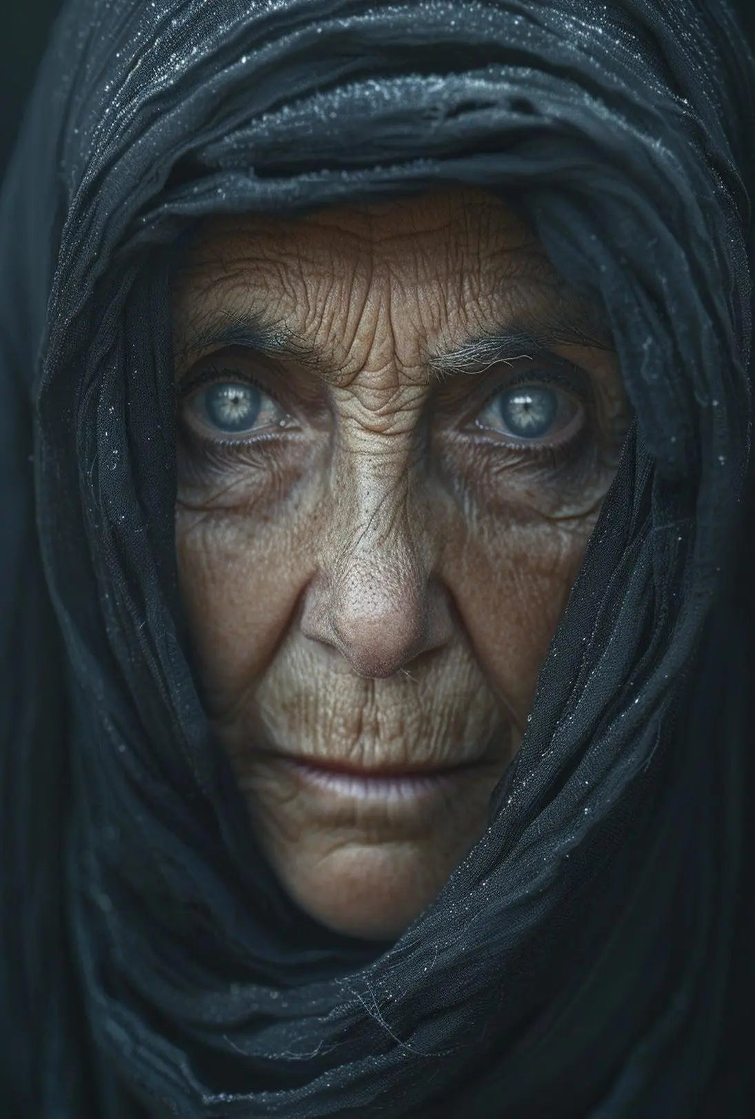 Mystical Wisdom: Hyper-Realistic Portrait Art Poster PosterGoat