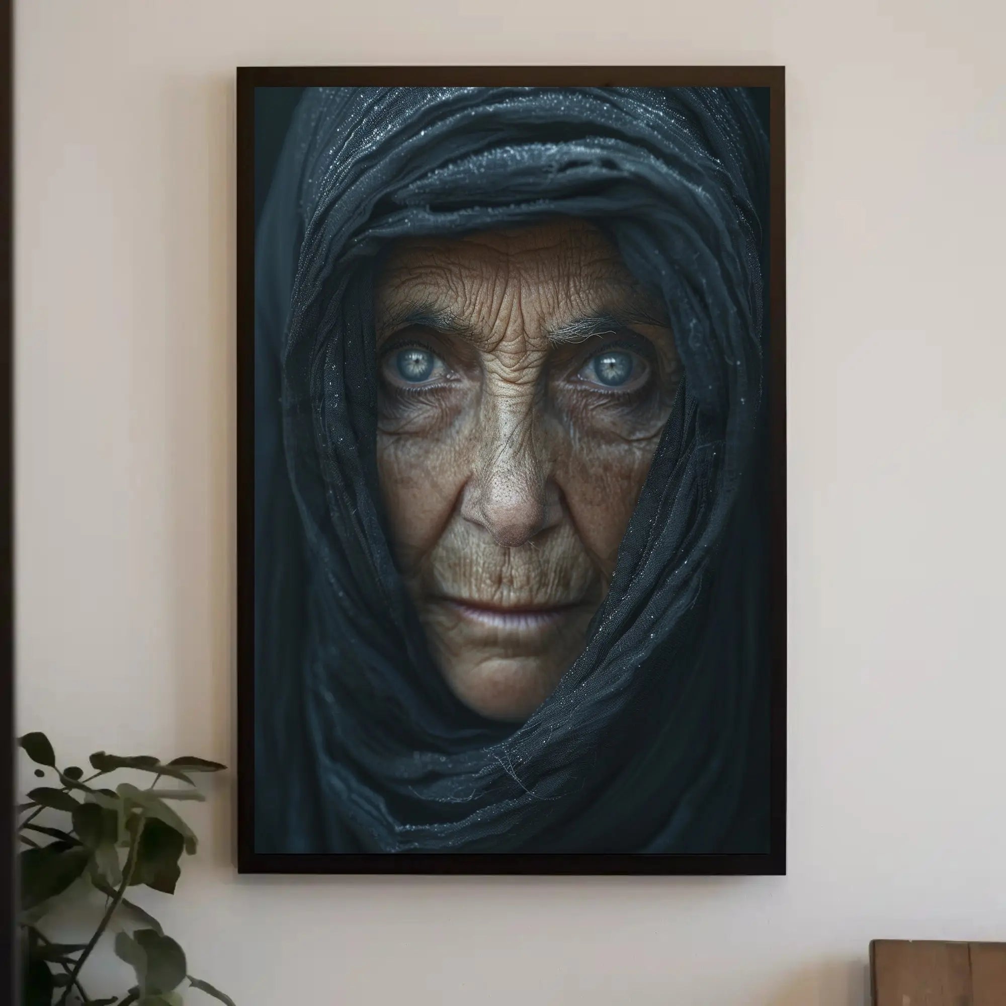Mystical Wisdom: Hyper-Realistic Portrait Art Poster PosterGoat