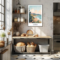 Napier's Coastal Beauty Vintage-Inspired Travel Poster PosterGoat