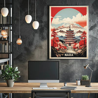 Nara's Traditional Charm: Travel Poster PosterGoat