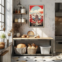 Nara's Traditional Charm: Travel Poster PosterGoat