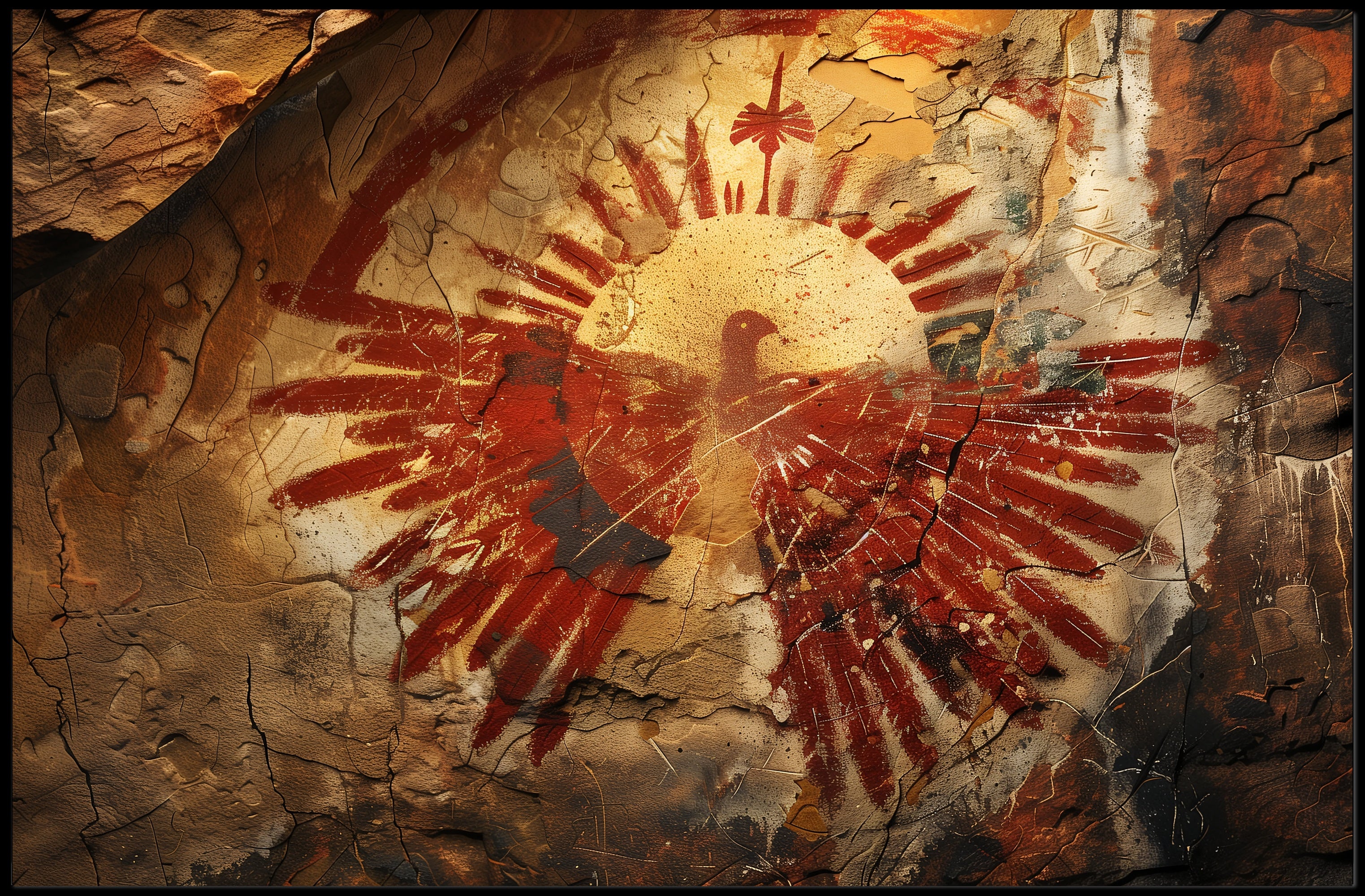Native American Bird Art Cultural or Heritage Poster PosterGoat