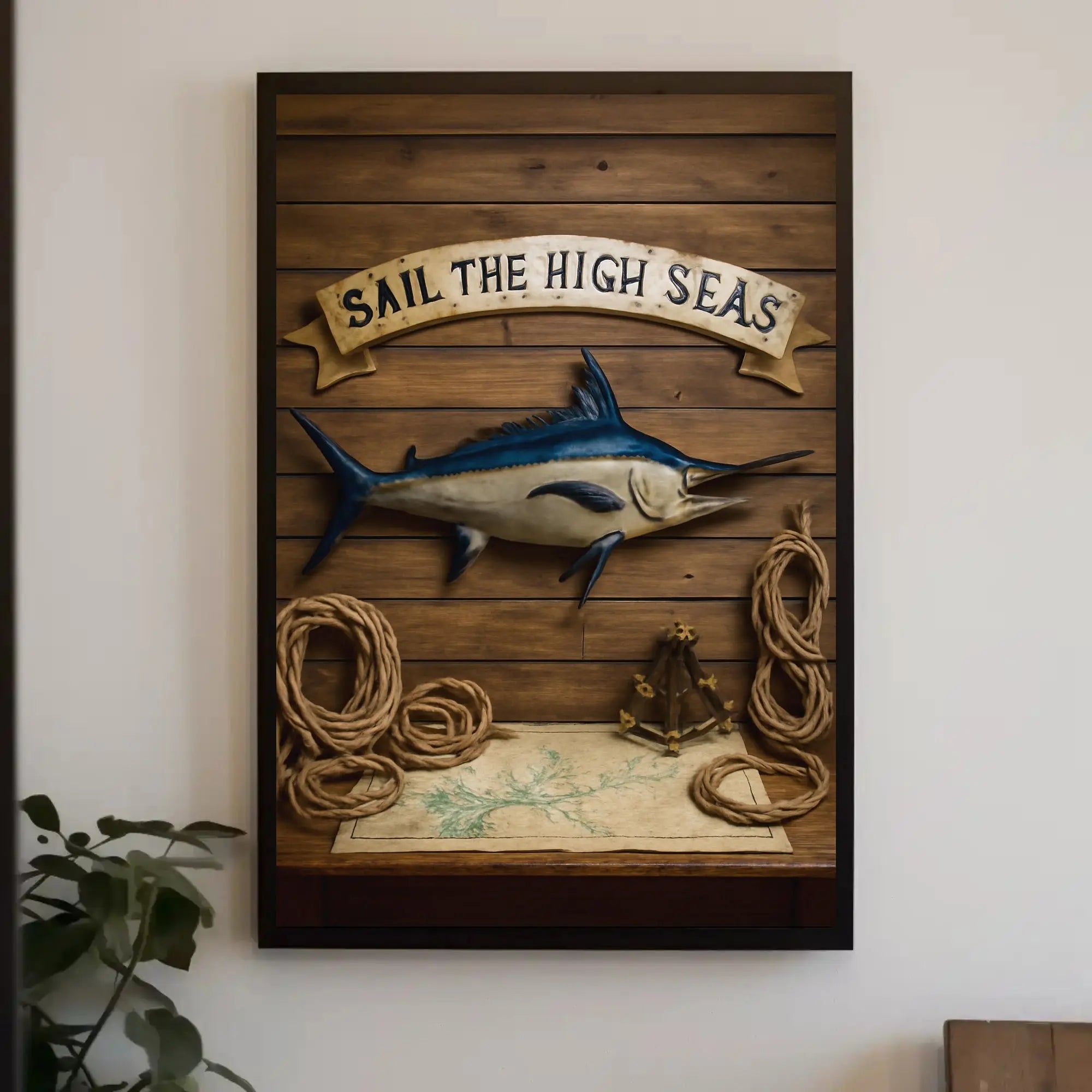 Nautical Adventure Vintage Maritime Exploration Travel Poster PosterGoat