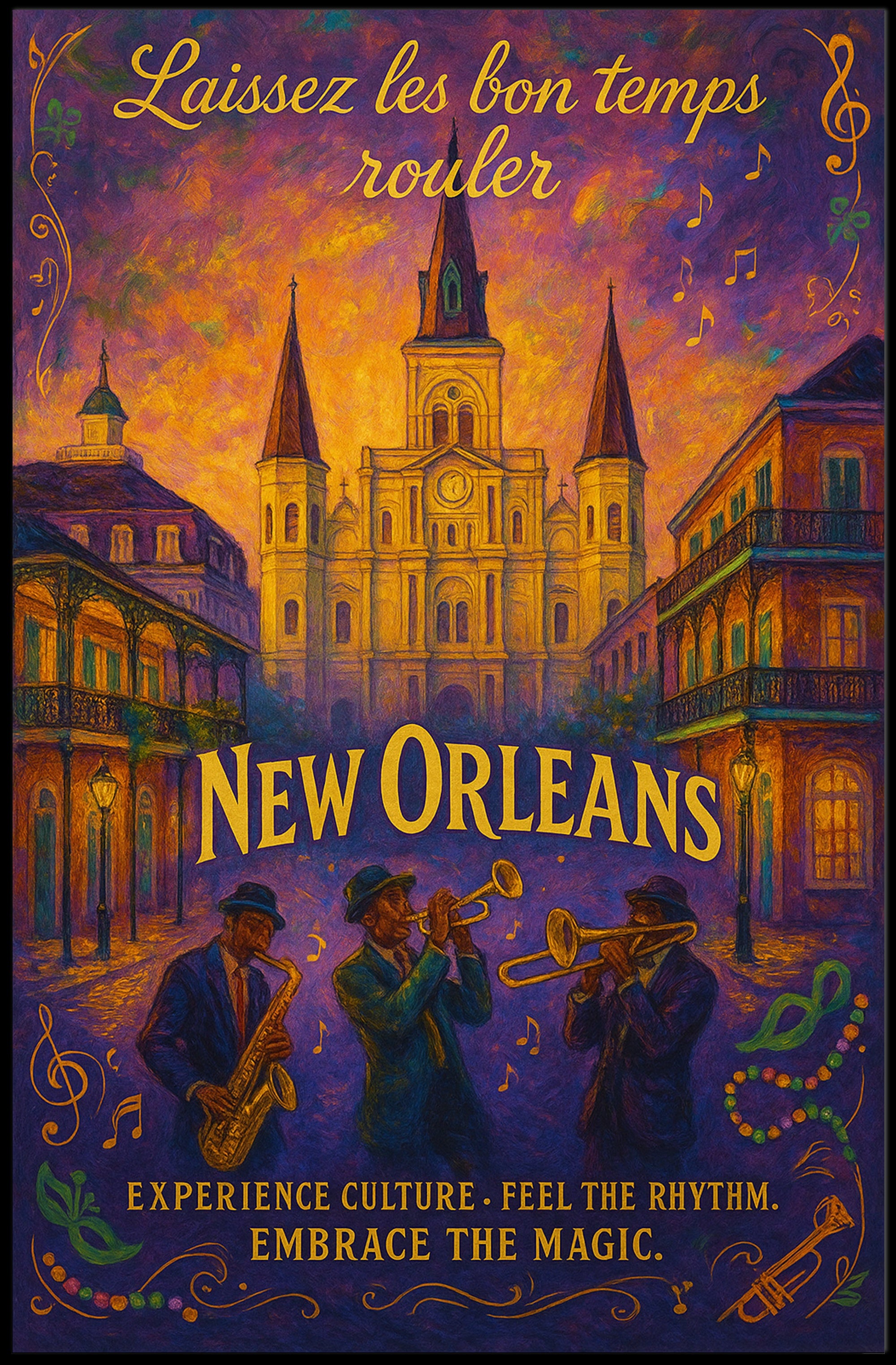 New Orleans Celebration Poster PosterGoat