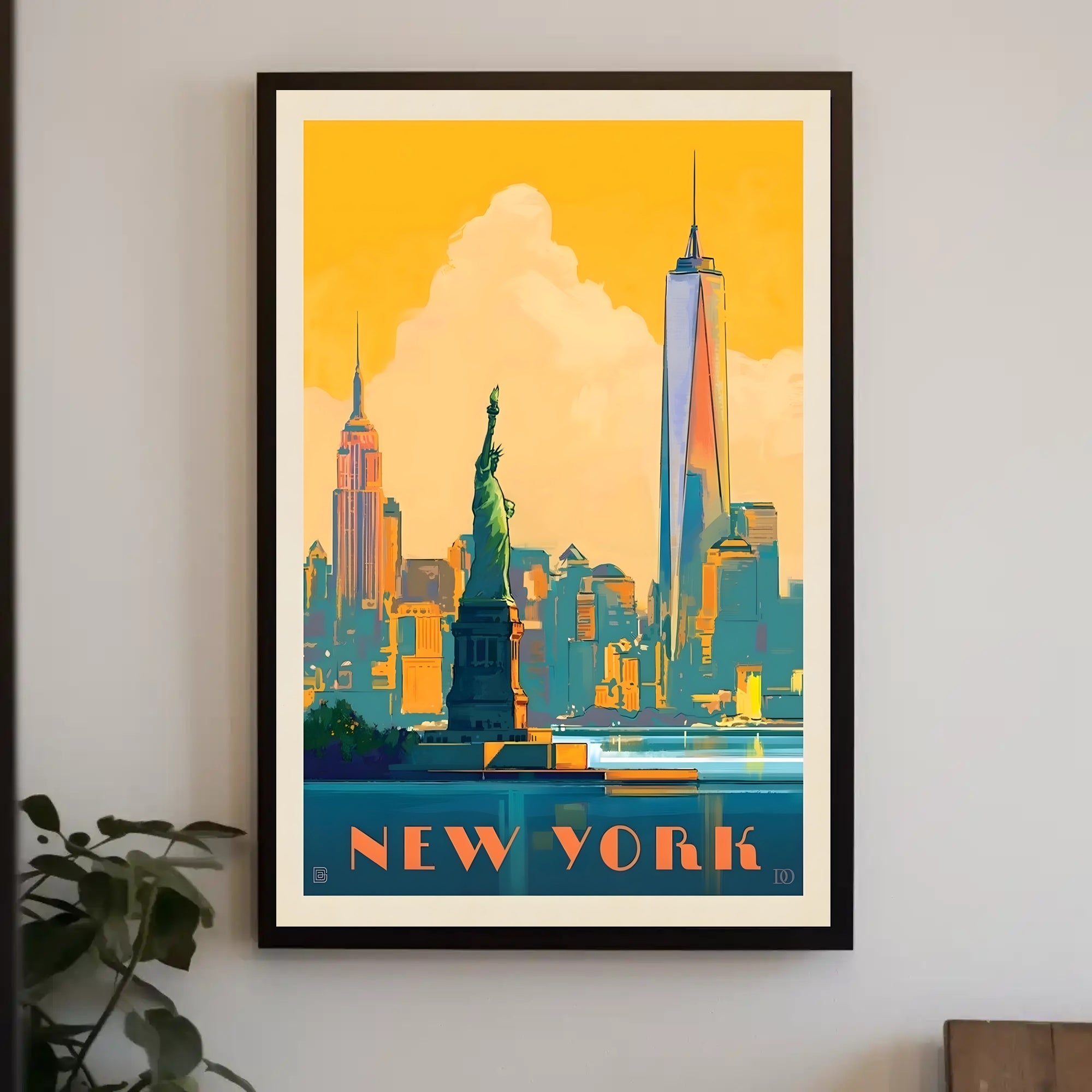 New York Adventure Vintage Travel Poster PosterGoat