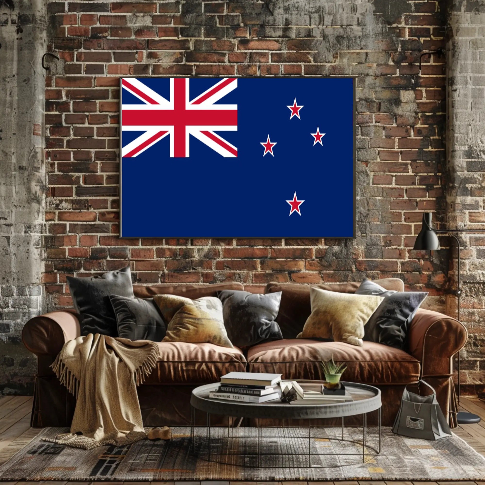 New Zealand Flag Display - Country Flag Poster PosterGoat