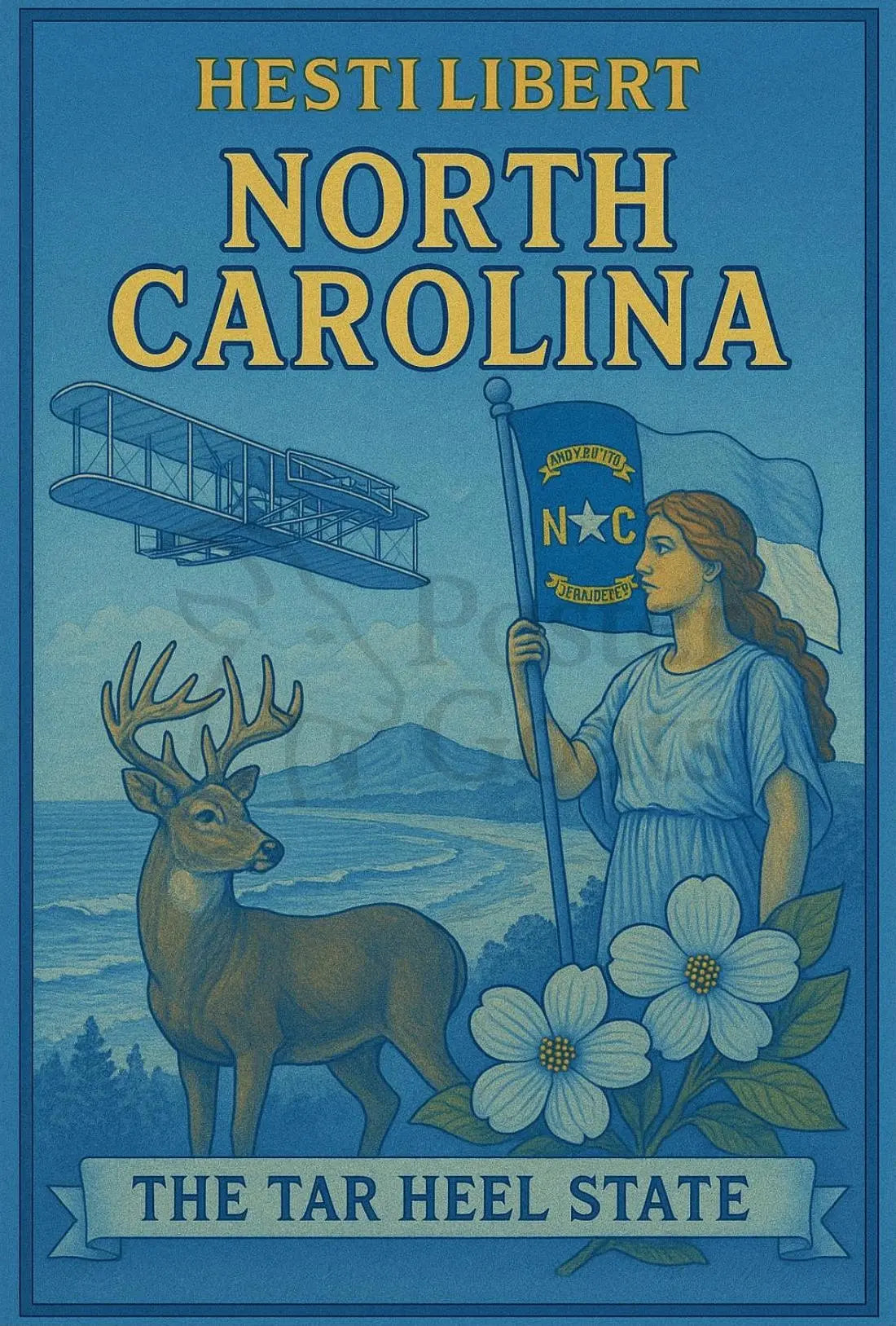 North Carolina Heritage Celebration Cultural or Heritage Poster PosterGoat