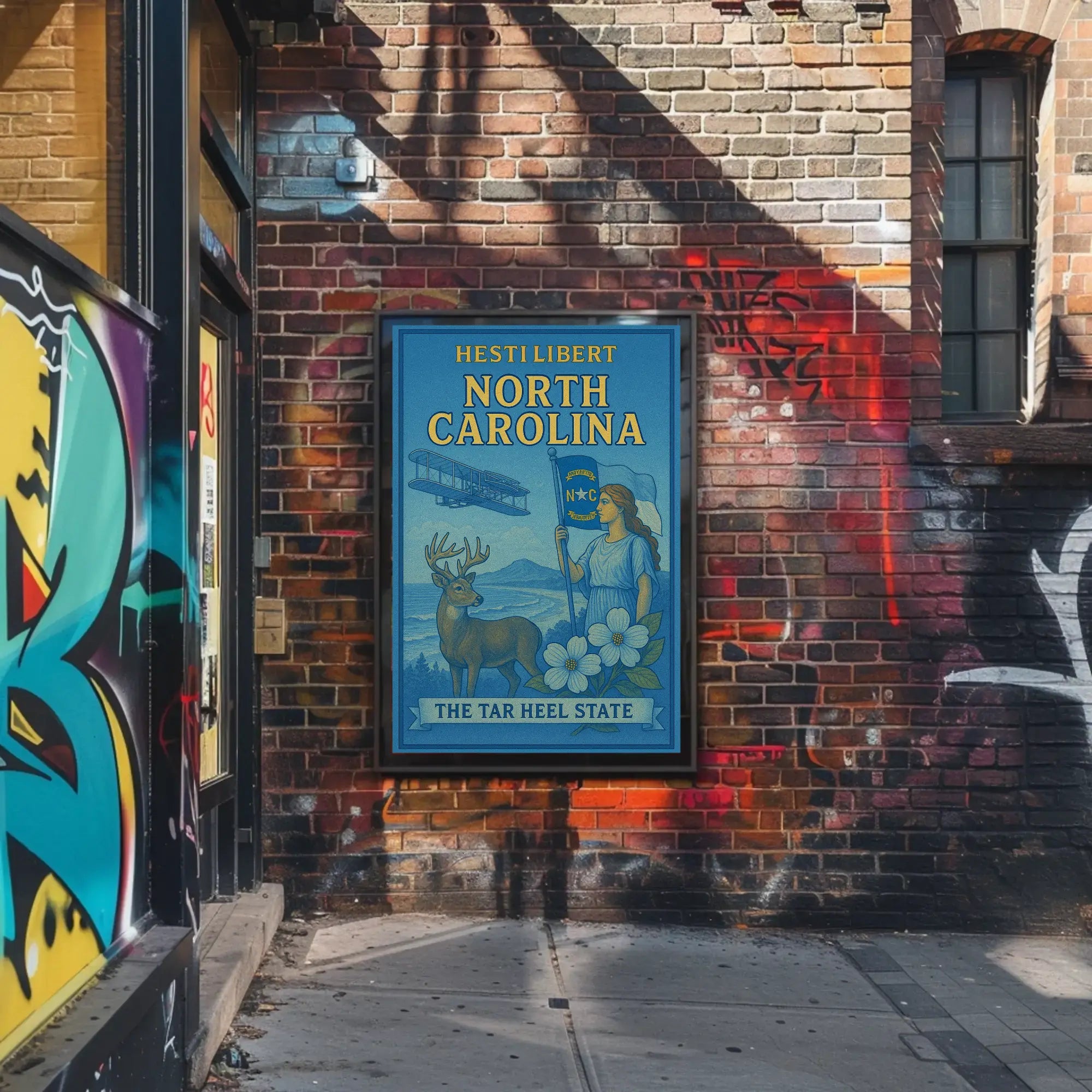 North Carolina Heritage Celebration Cultural or Heritage Poster PosterGoat
