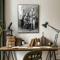 Old West Cowboy Trio Heritage Poster Wall Art Decor PosterGoat