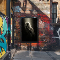 Owl Photorealistic Nocturnal Art Animal Poster PosterGoat