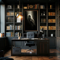 Owl Photorealistic Nocturnal Art Animal Poster PosterGoat