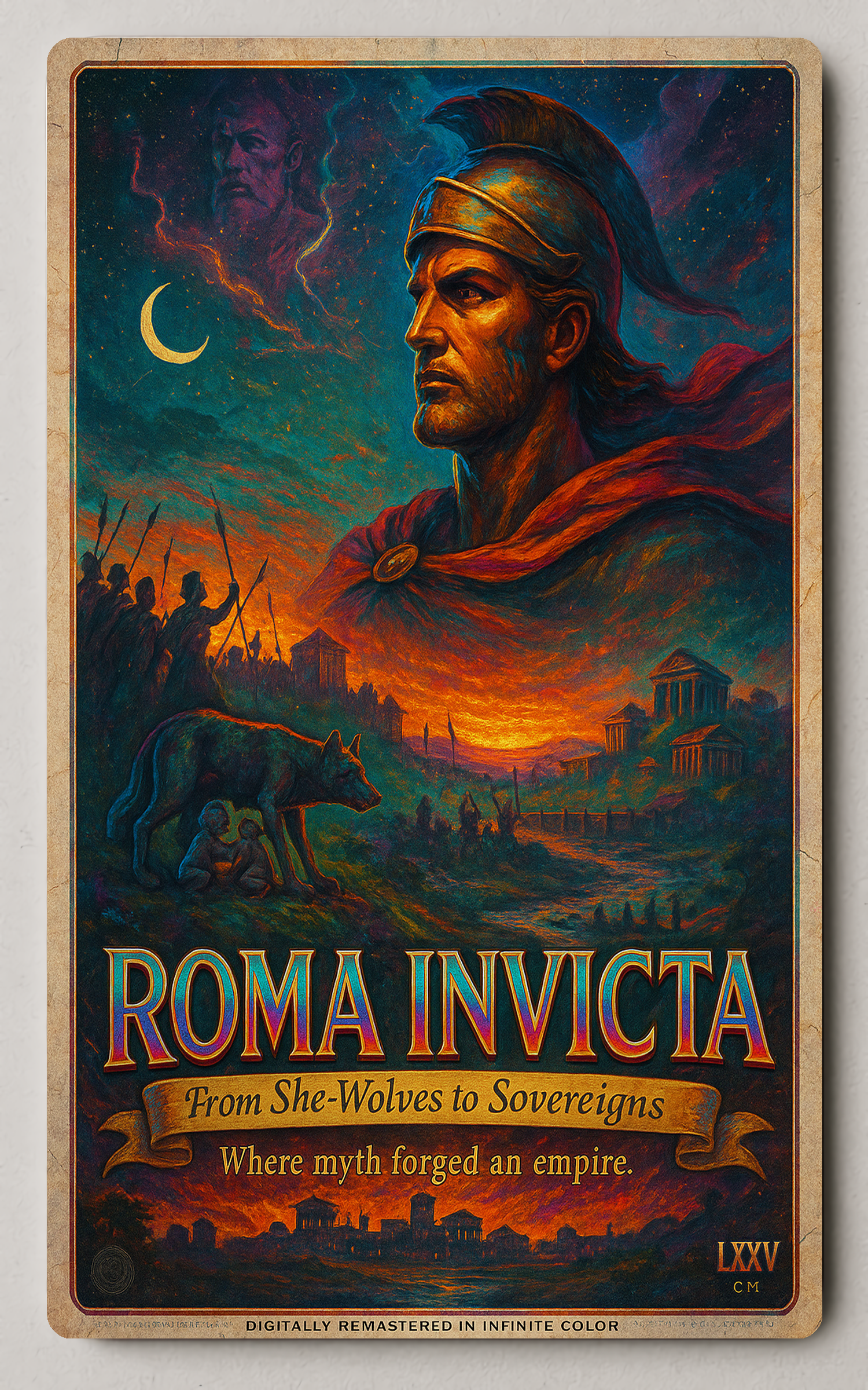 Ancient Rome Epic Scene Fantasy Mythology Trading Card