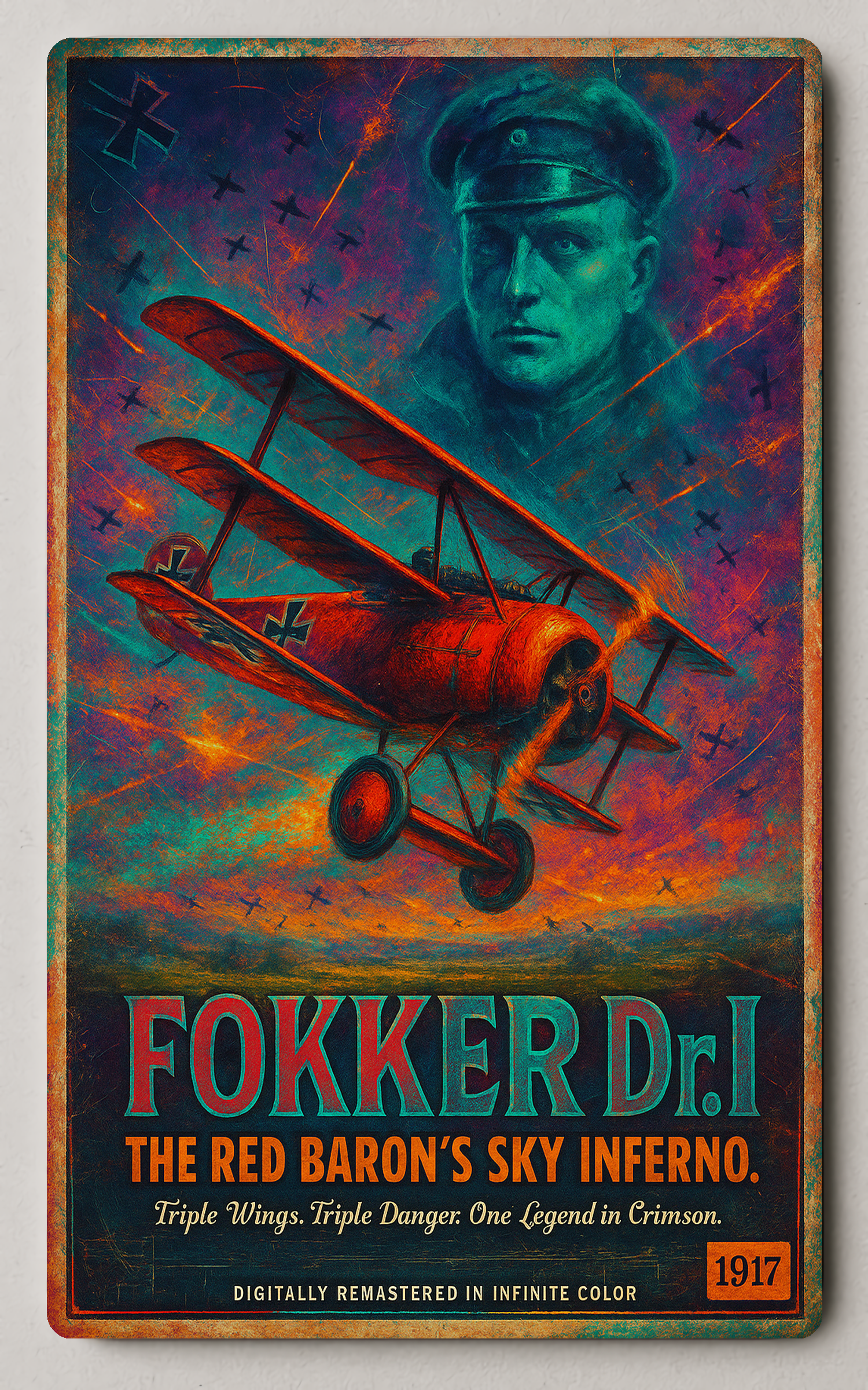 Red Baron Aviation Legend World War I Trading Card