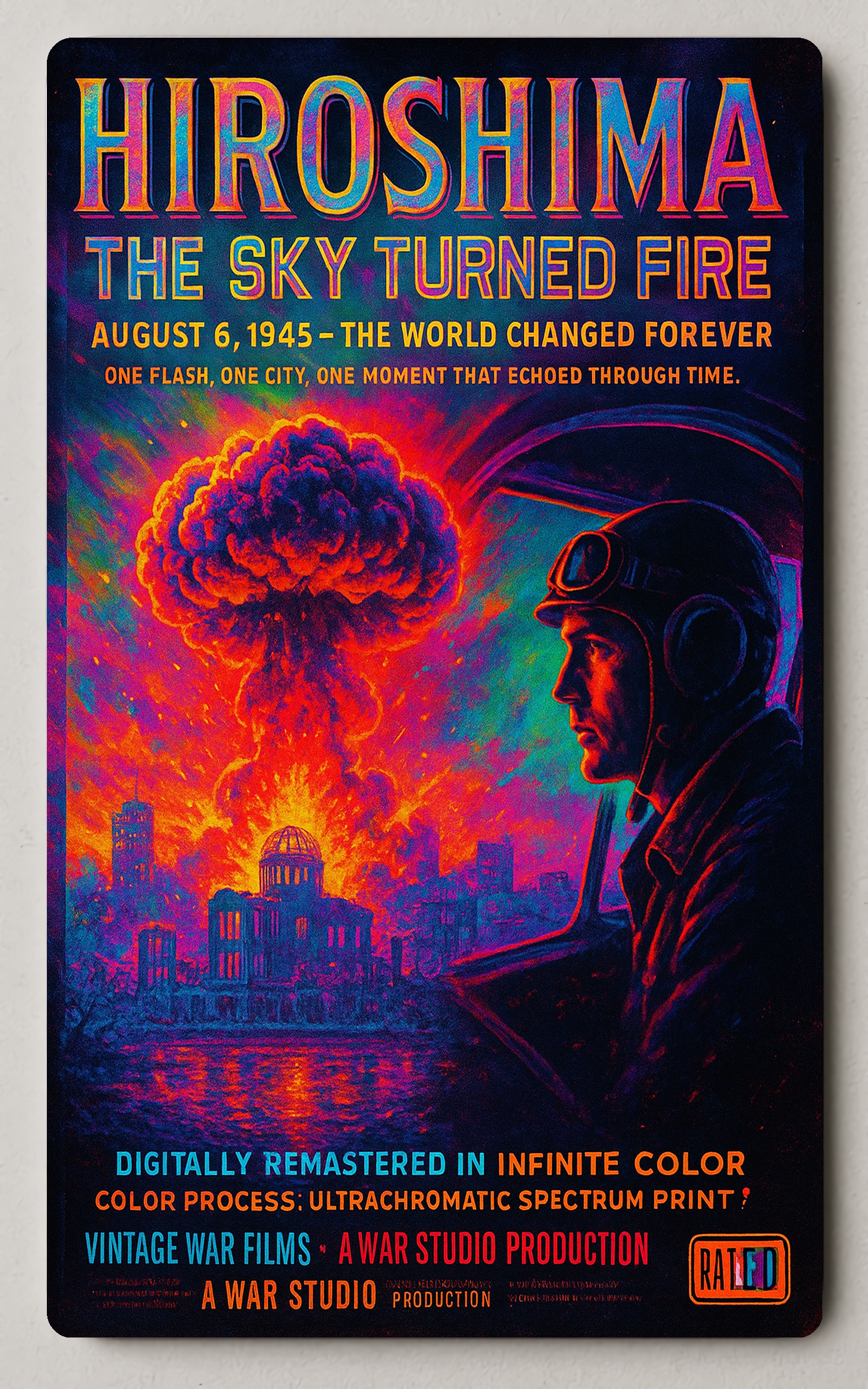 Hiroshima: The Sky Turned Fire Trading Card PosterGoat