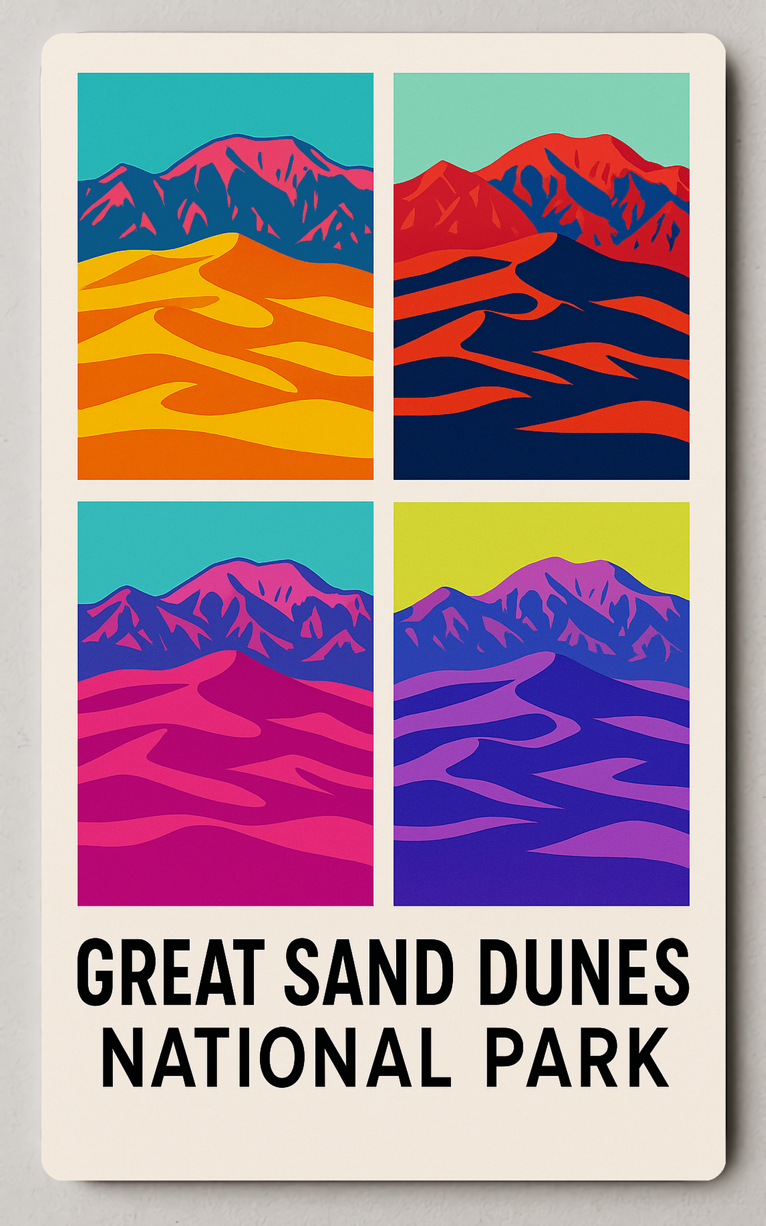 Great Sand Dunes National Park Poster PosterGoat