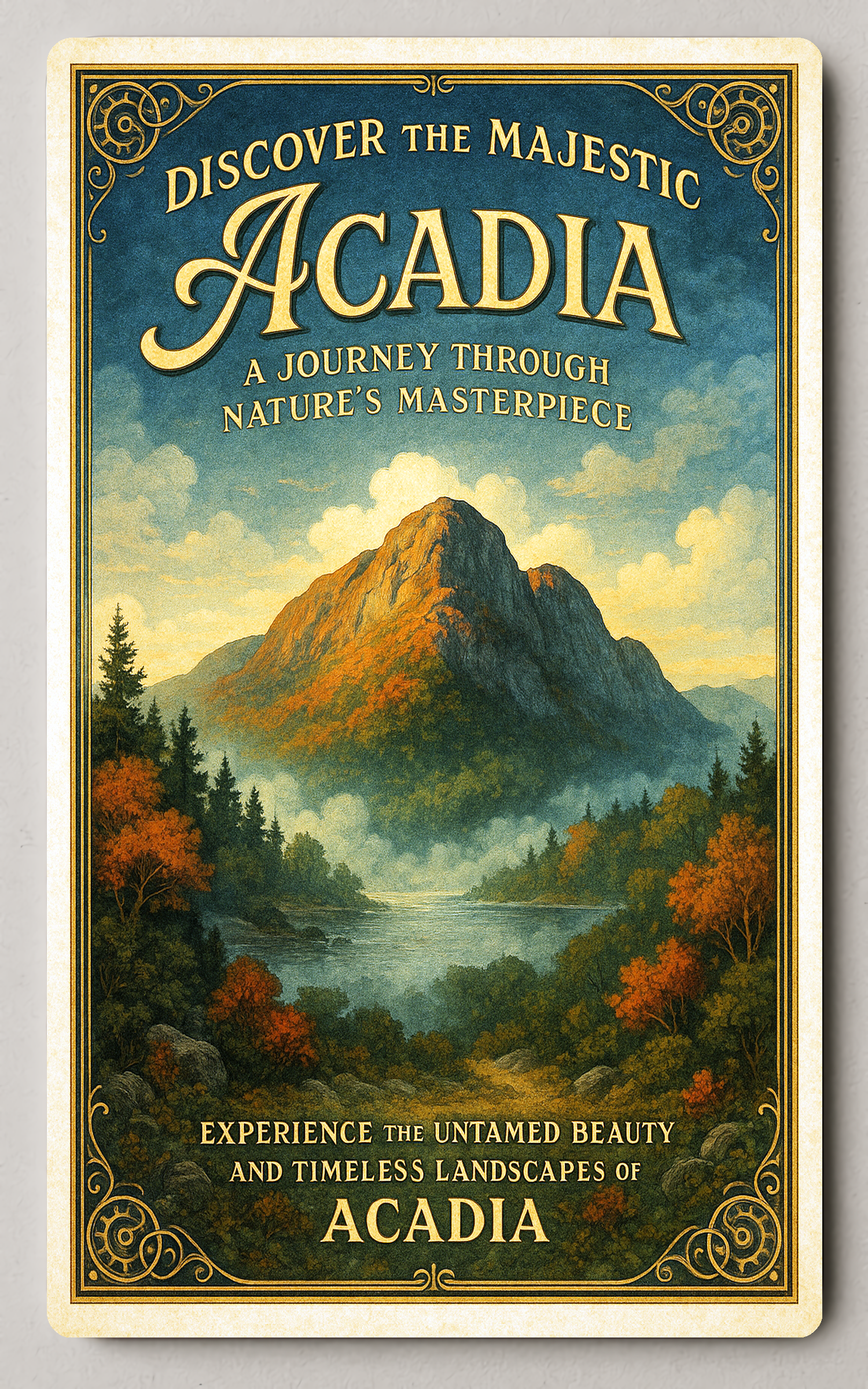 Acadia The Untamed Beauty Poster PosterGoat