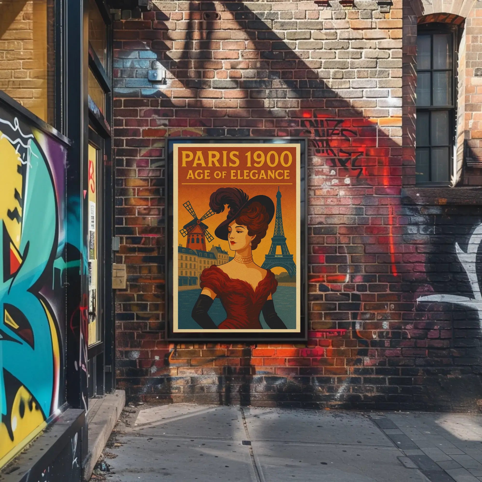 Paris 1900: Age of Elegance Cultural Heritage Poster PosterGoat