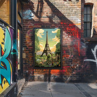 Paris Eiffel Tower Cityscape: Travel Poster PosterGoat