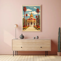 Parque de Retiro Vintage Travel Poster PosterGoat