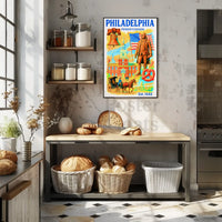 Philadelphia Vintage Charm 1682 Cultural or Heritage Poster PosterGoat
