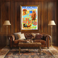 Philadelphia Vintage Charm 1682 Cultural or Heritage Poster PosterGoat