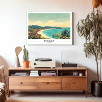 Phuket Coastal Paradise Vintage Travel Poster PosterGoat