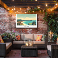 Phuket Coastal Paradise Vintage Travel Poster PosterGoat