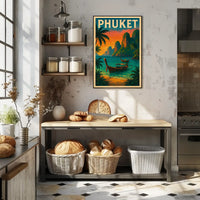 Phuket Island Vintage Travel Poster PosterGoat