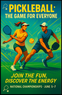 Pickleball National Championships Wall Art PosterGoat