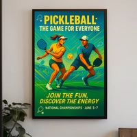 Pickleball National Championships Wall Art PosterGoat