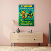 Pickleball National Championships Wall Art PosterGoat