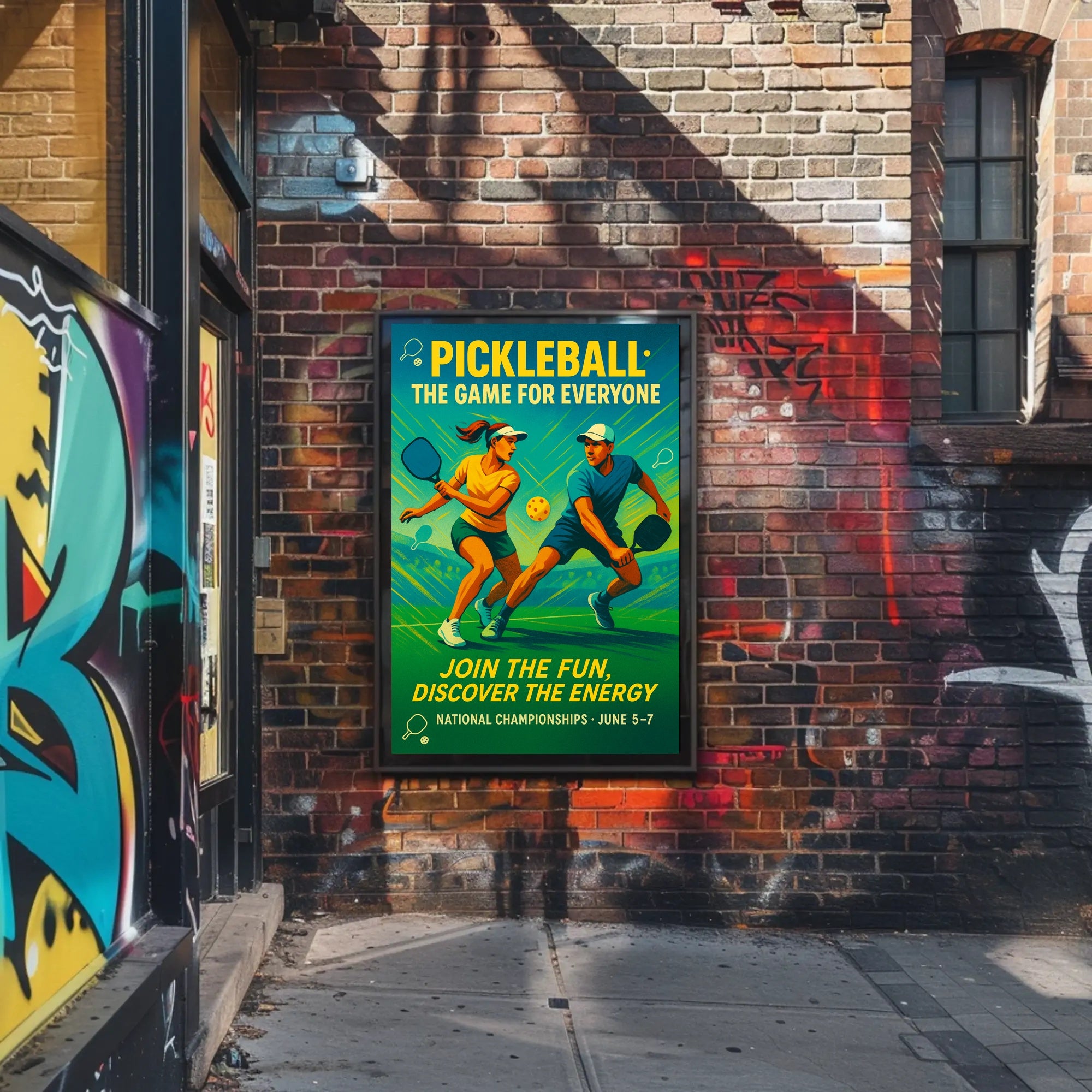 Pickleball National Championships Wall Art PosterGoat