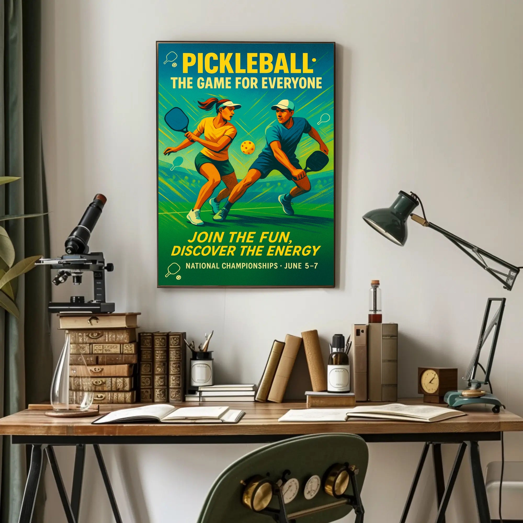 Pickleball National Championships Wall Art PosterGoat