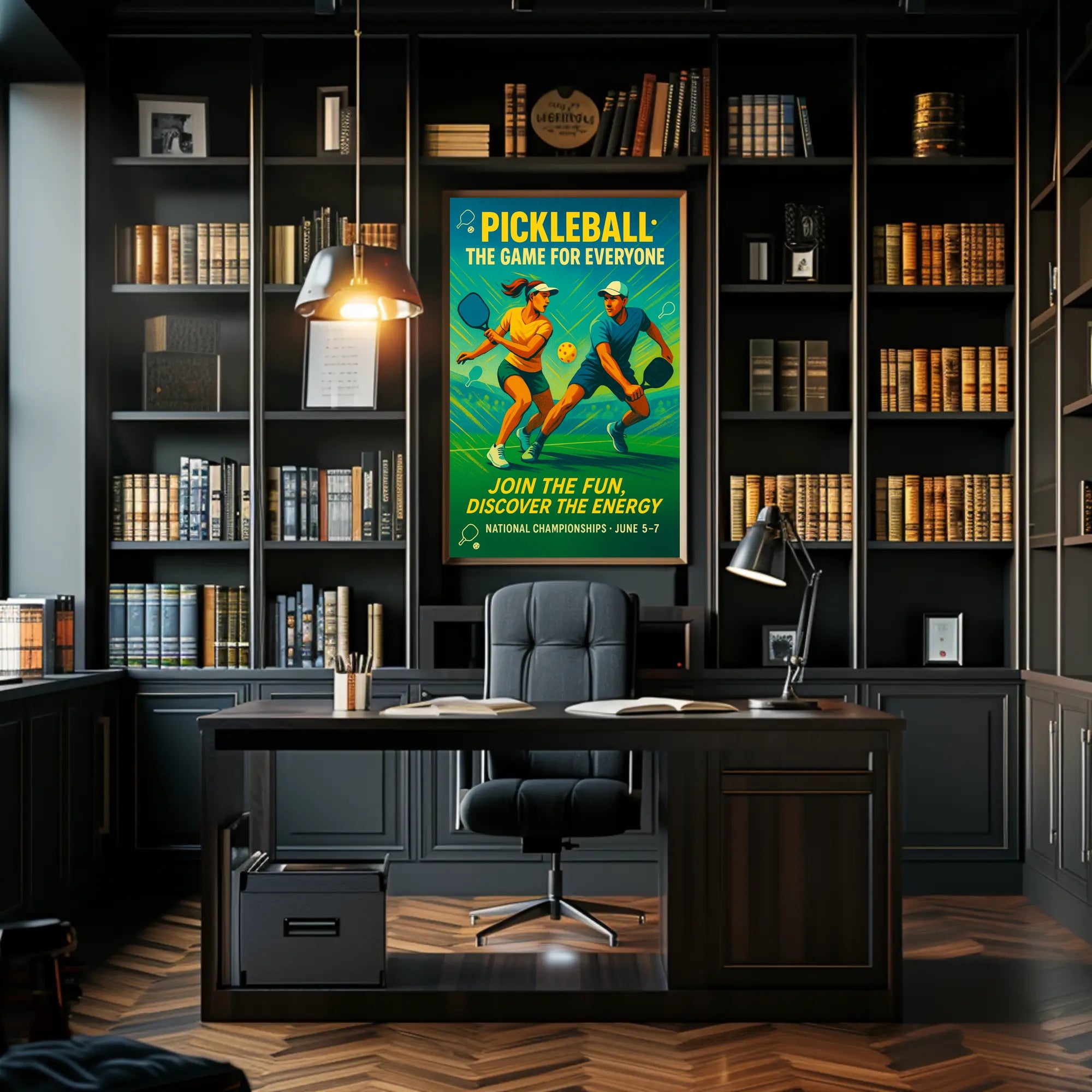 Pickleball National Championships Wall Art PosterGoat