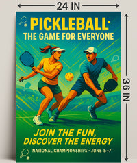 Pickleball National Championships Wall Art PosterGoat