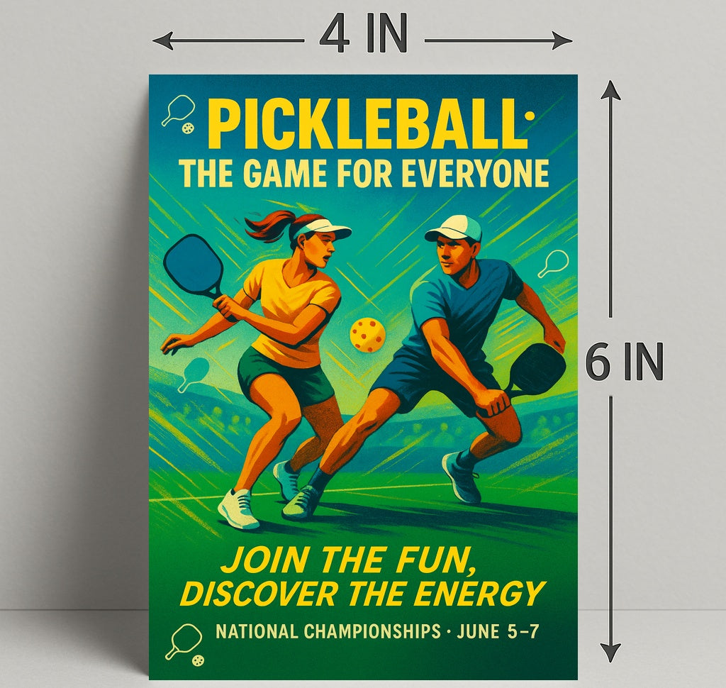 Pickleball National Championships Wall Art PosterGoat