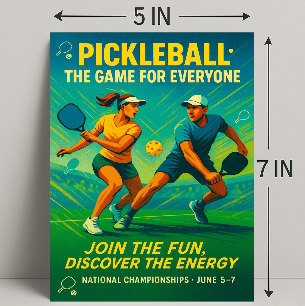 Pickleball National Championships Wall Art PosterGoat