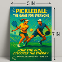 Pickleball National Championships Wall Art PosterGoat