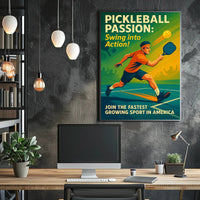Pickleball Passion Wall Art Print for Sports Lovers PosterGoat