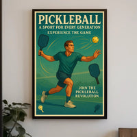 Pickleball Revolution Wall Art Print PosterGoat