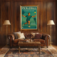 Pickleball Revolution Wall Art Print PosterGoat