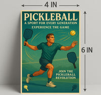 Pickleball Revolution Wall Art Print PosterGoat