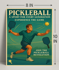 Pickleball Revolution Wall Art Print PosterGoat