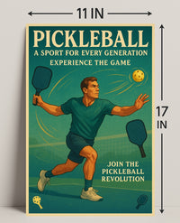 Pickleball Revolution Wall Art Print PosterGoat