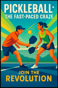 Pickleball Revolution Wall Art for Sports Lovers PosterGoat